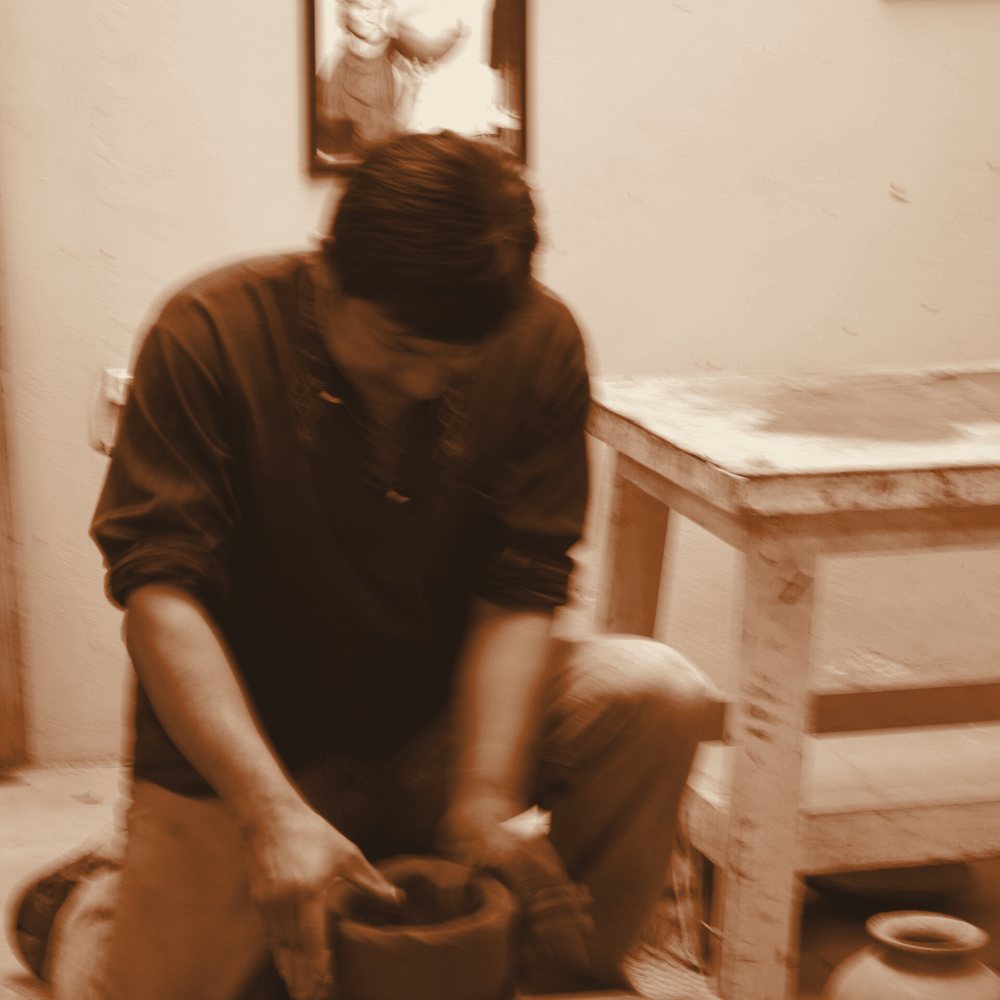 Elaboración de alfarería de barro