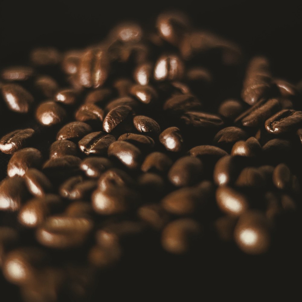 Granos de café tostado