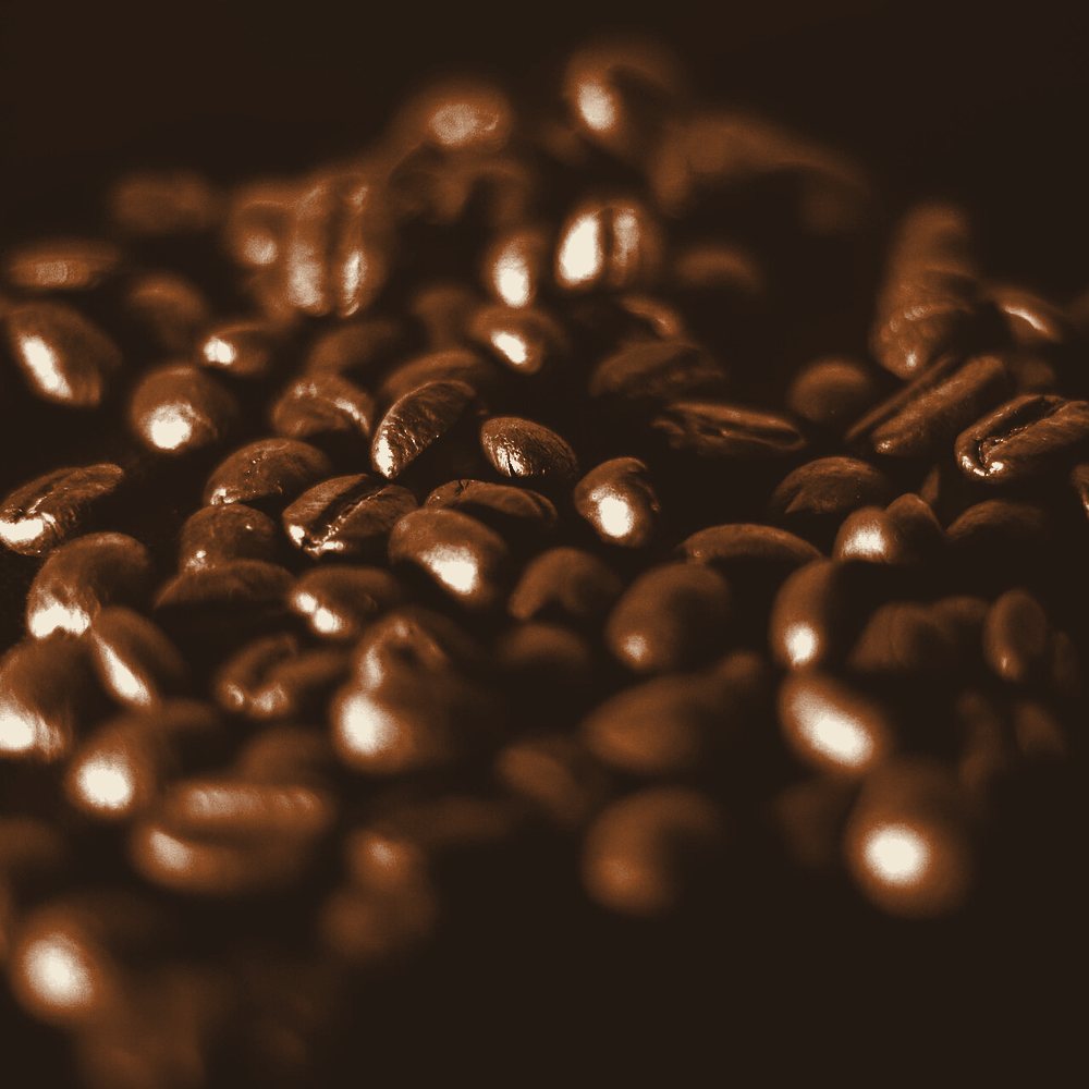 Granos de café tostado