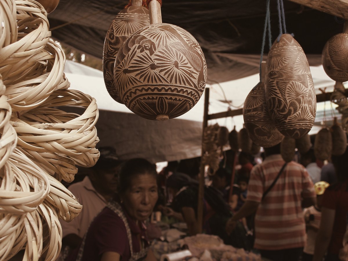 Vendedora en el mercado