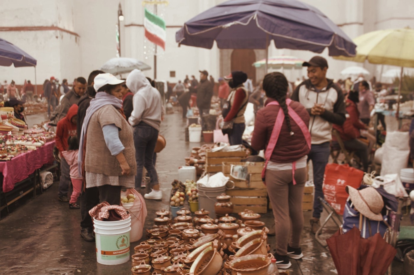 Día de trueque en San Pedro Cholula